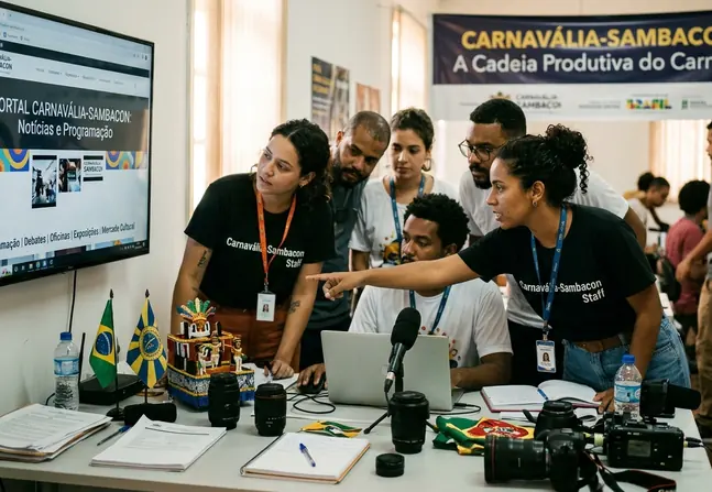 Portal editorial e informativo sobre a Carnavália-Sambacon, a cadeia produtiva do Carnaval, sua