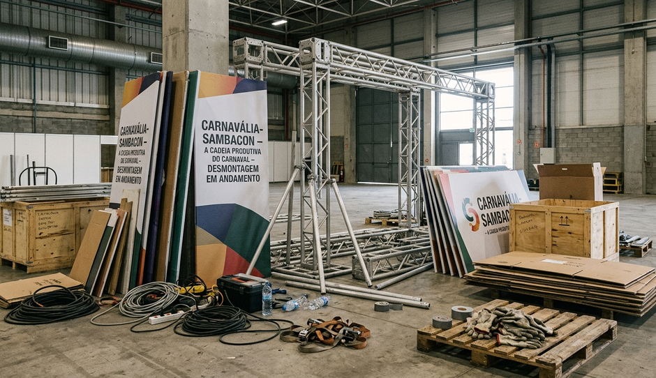Desmontagem Exposicao Carnaval